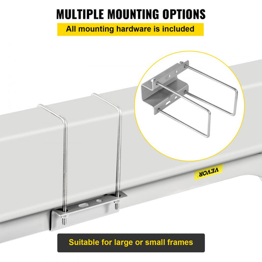 40" Trailer Guide-ons - Heavy-Duty Adjustable Boat Loading System with PVC Protection