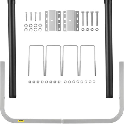 40" Trailer Guide-ons - Heavy-Duty Adjustable Boat Loading System with PVC Protection