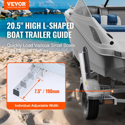 XSJ23-F06 - 20.5” Adjustable Marine Trailer Guides for Easy Boat Loading