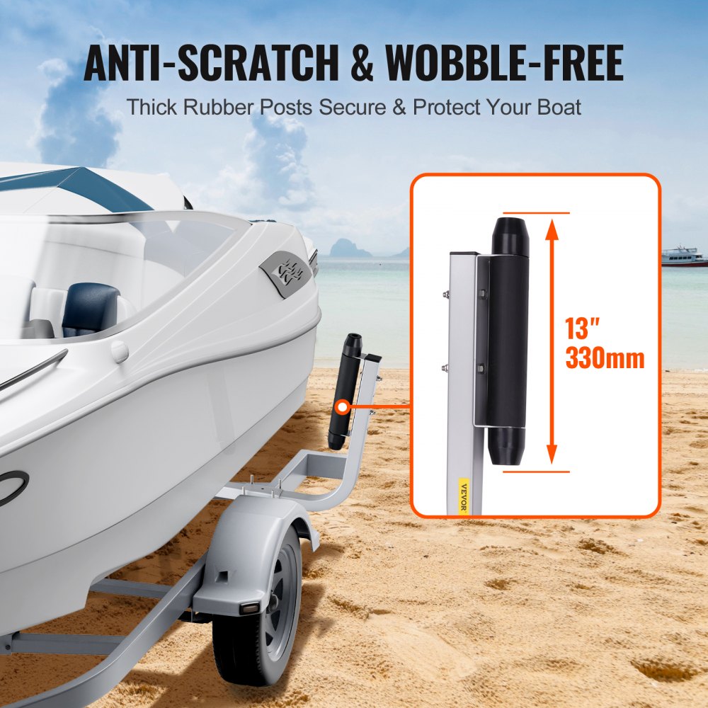 XSJ23-F06 - 20.5” Adjustable Marine Trailer Guides for Easy Boat Loading