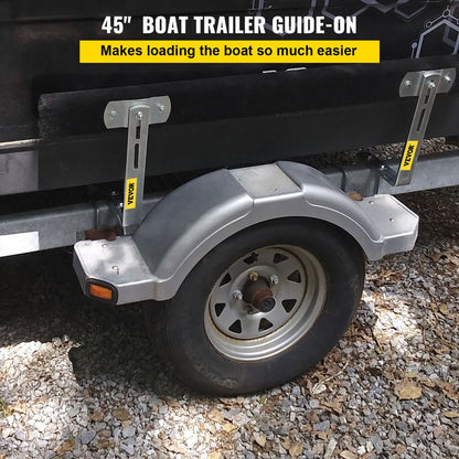 48 in Trailer Guide on - Heavy-Duty 48" Adjustable Boat Trailer Guide-ons
