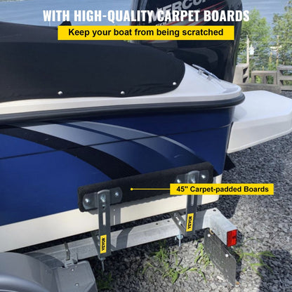 48 in Trailer Guide on - Heavy-Duty 48" Adjustable Boat Trailer Guide-ons