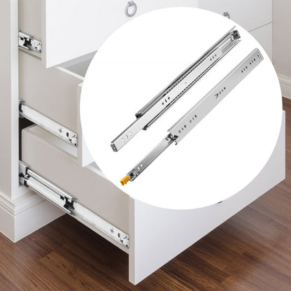 010201418383 - 24" Heavy-Duty Locking Drawer Slides, 250LBS Capacity
