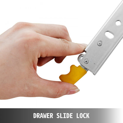 010611002332 - Heavy-Duty Drawer Slides with 500 lbs Capacity and Locking Mechanism