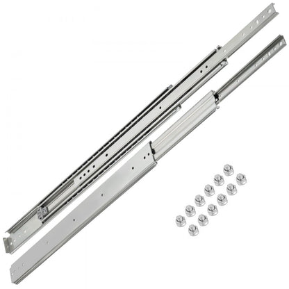 VV-CTDG-500B WS 22YC - Heavy-Duty Cold-Rolled Steel Drawer Slides, 22" Length