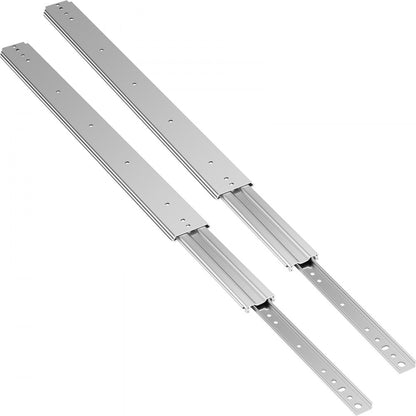 VV-CTDG-500B WS 34YC - Heavy-Duty 34" Steel Drawer Slides, 500 lbs Capacity