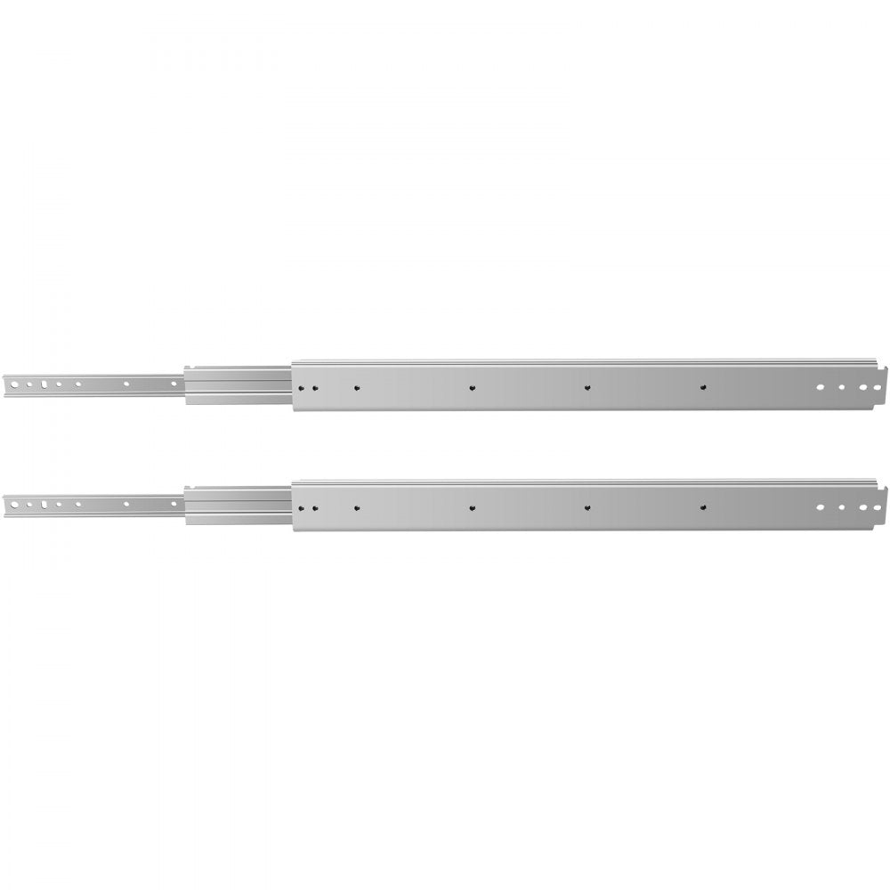 VV-CTDG-500B WS 34YC - Heavy-Duty 34" Steel Drawer Slides, 500 lbs Capacity