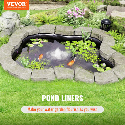 010850877026 - 10x15 ft EPDM Pond Liner for Aquatic Safety and Waterproofing