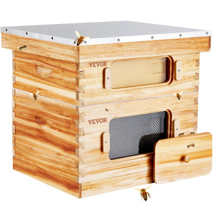 FX1+1 - 20-Frame Cedar Bee Hive Kit with Acrylic Viewing Windows