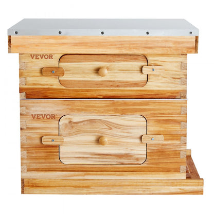 FX1+1 - 20-Frame Cedar Bee Hive Kit with Acrylic Viewing Windows