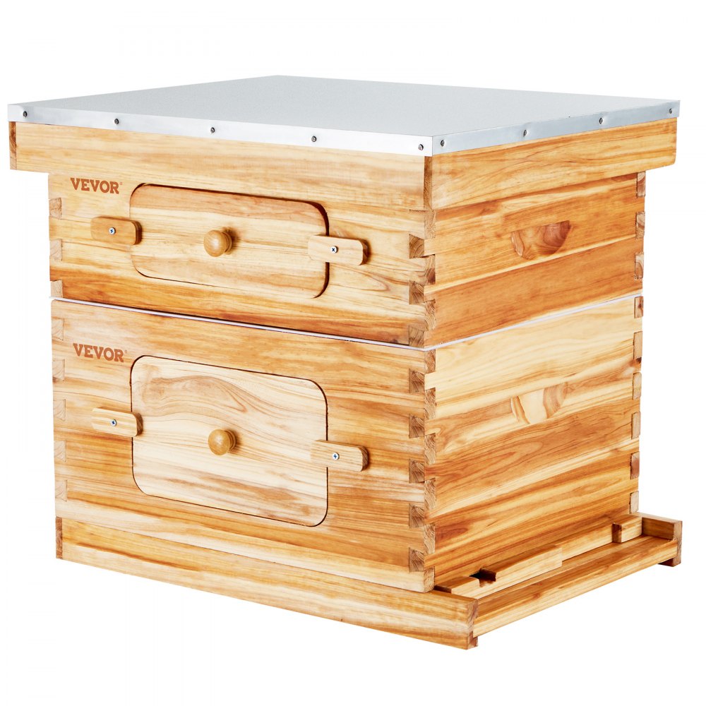 FX1+1 - 20-Frame Cedar Bee Hive Kit with Acrylic Viewing Windows