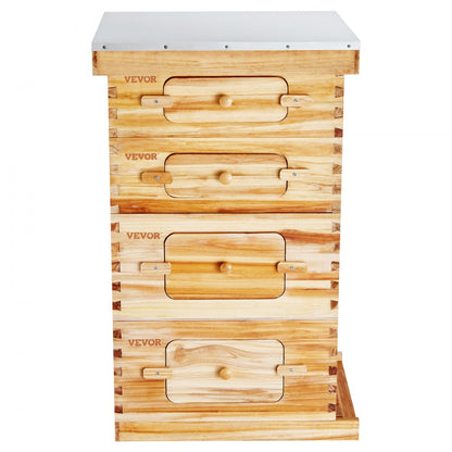 FX2+2 - 40-Frame Cedar Bee Hive Kit with Easy Assembly & Acrylic Windows