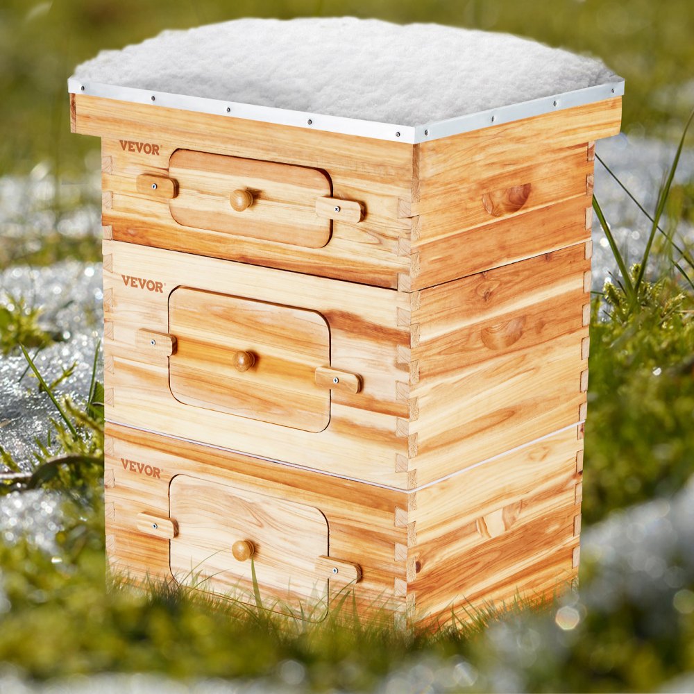 FX1+2 - 30 Frame Cedar Bee Hive Kit with Transparent Windows