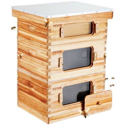 FX1+2 - 30 Frame Cedar Bee Hive Kit with Transparent Windows