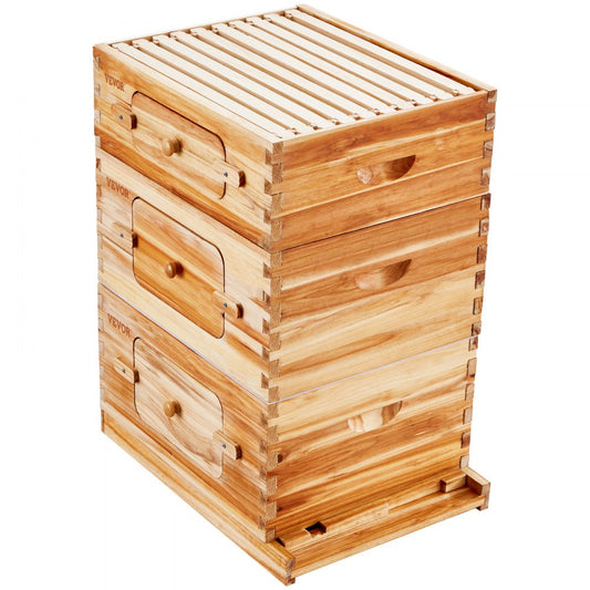 FX1+2 - 30 Frame Cedar Bee Hive Kit with Transparent Windows