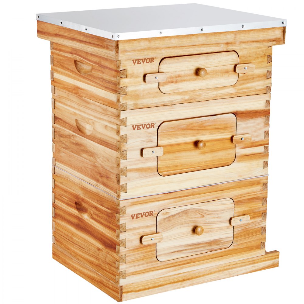 FX1+2 - 30 Frame Cedar Bee Hive Kit with Transparent Windows
