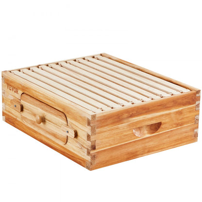 FX1 - Durable Cedar Beehive Kit with 10 Frames & Acrylic Windows