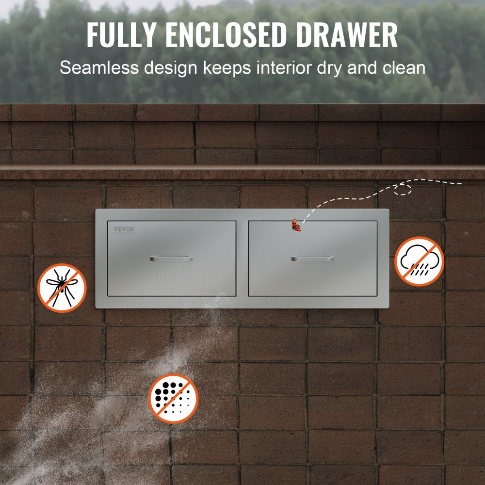 KM-CTG-2302-SKU11 - Durable Stainless Steel Outdoor Kitchen Drawers for Ample Storage