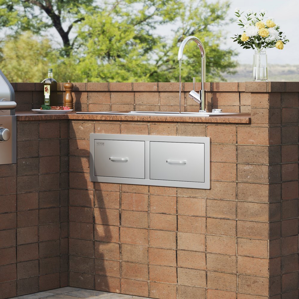 KM-CTG-2302-SKU11 - Durable Stainless Steel Outdoor Kitchen Drawers for Ample Storage