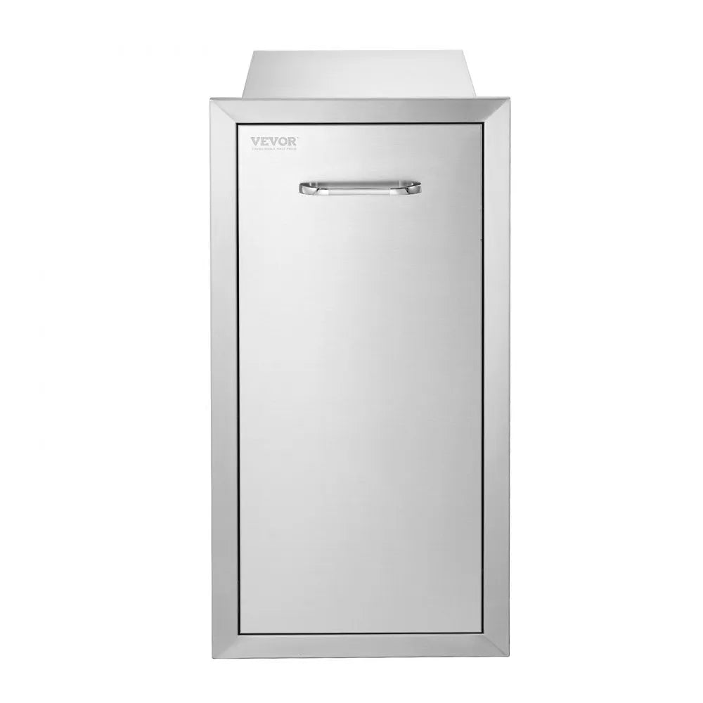 KM-CTG-2302-SKU9 - Durable 13.4" Pull-Out Trash Drawer for Outdoor Kitchens