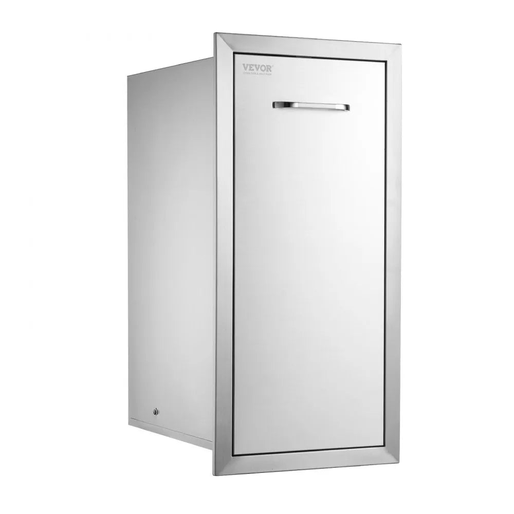 KM-CTG-2302-SKU9 - Durable 13.4" Pull-Out Trash Drawer for Outdoor Kitchens