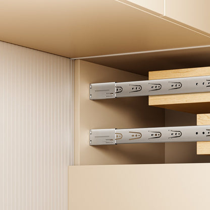 4500 - Galvanized Steel Drawer Slide Brackets, 10 Pairs for 10 Drawers