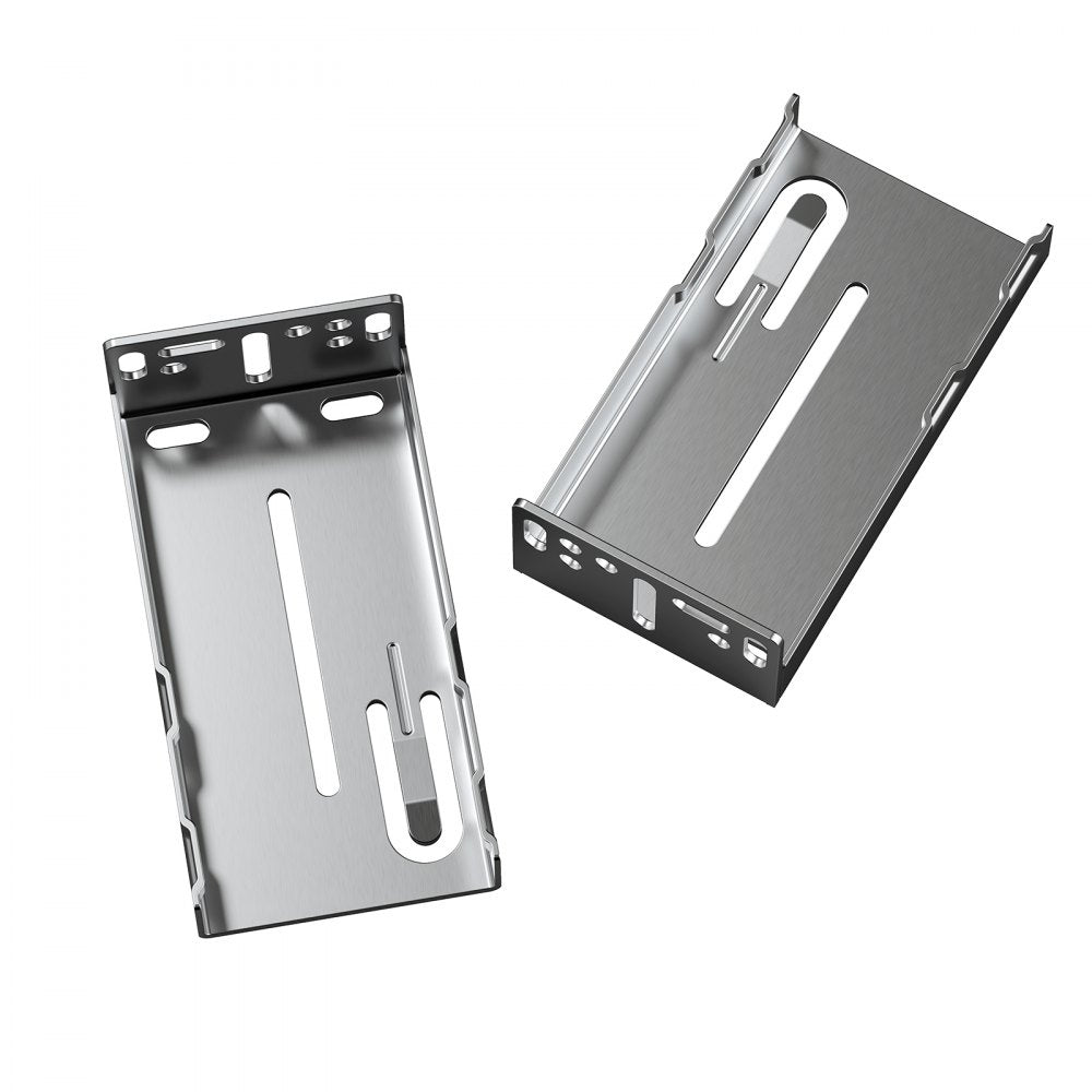 4500 - Galvanized Steel Drawer Slide Brackets, 10 Pairs for 10 Drawers