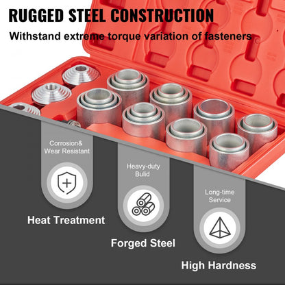 010570481209 - Durable 28-Piece Pull & Press Sleeve Kit for Auto Repairs
