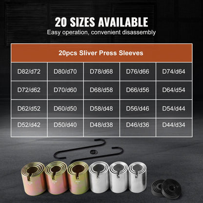 LX-2002 - Durable 26-Piece Sleeve Kit for Automotive Repairs