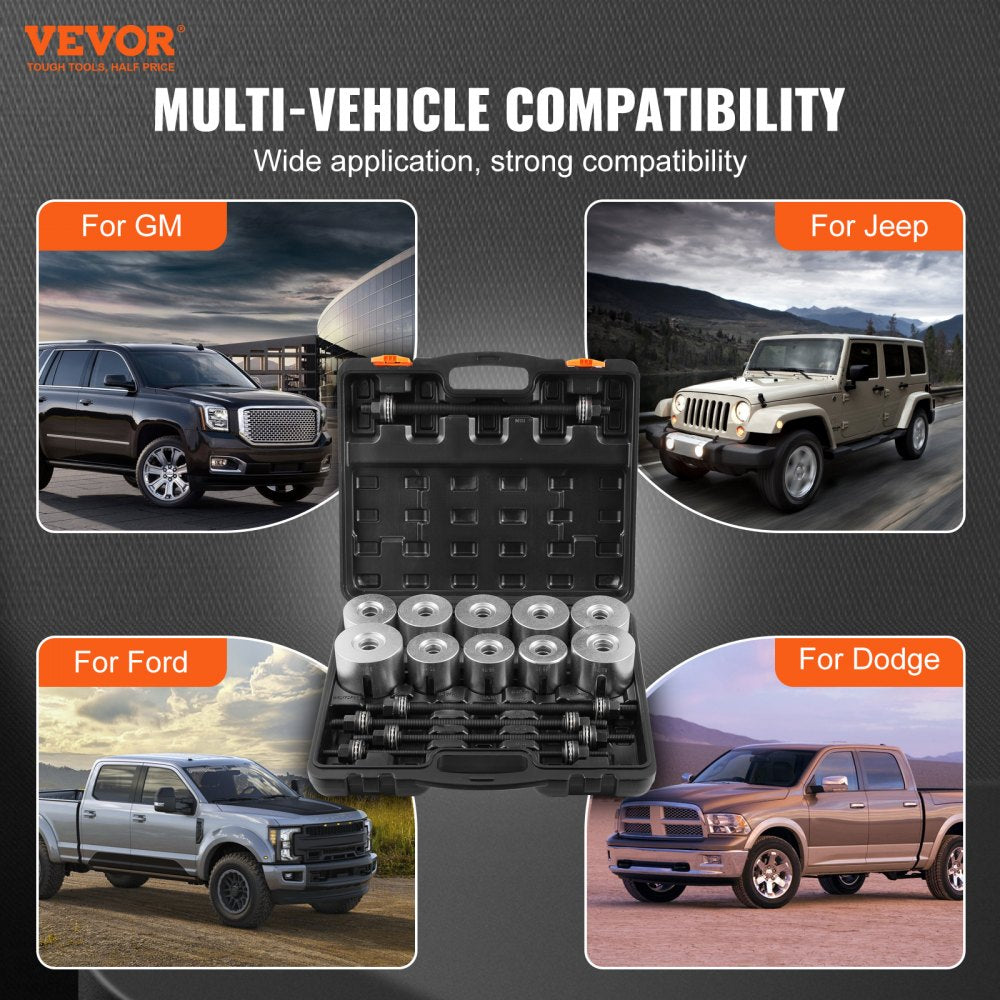 LX2001 - Automotive Bush Bearing Removal Kit with Durable Tools