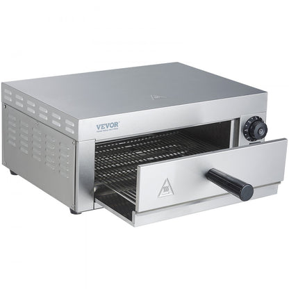 ZH-PT-1M - 12-Inch Stainless Steel Electric Pizza Oven with Precise Temperature Control