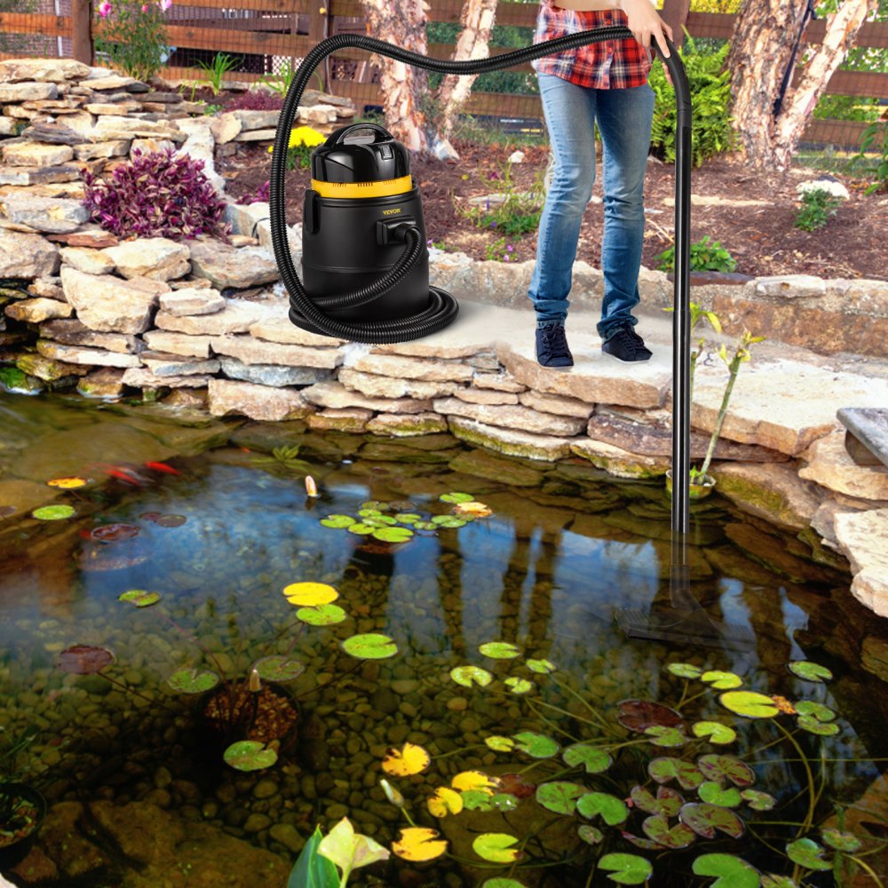 VV-PVC-INTER - 1400W VEVOR Pond Vacuum with 4 Nozzles & Easy Assembly