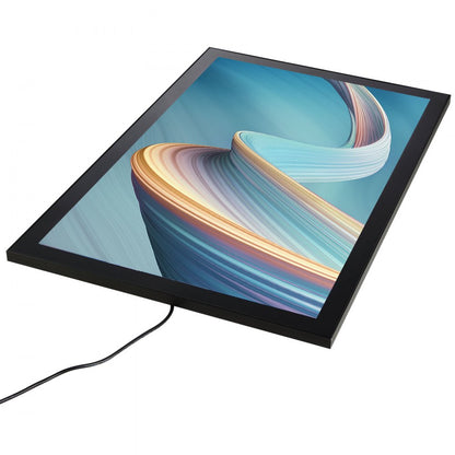 1530-2 - 34.4" x 22.4" Black LED Poster Frame with Magnetic Design