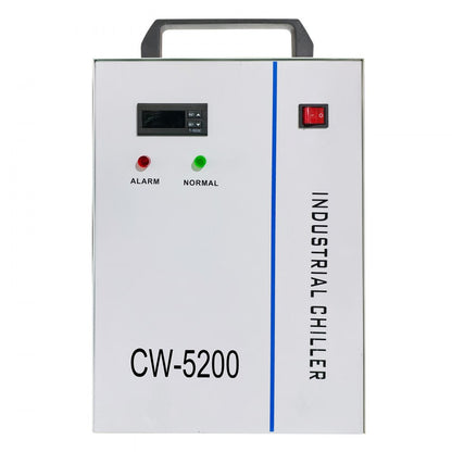 CW-5200 - 6L Industrial Chiller for CO2 Laser Tubes, 1400W Power