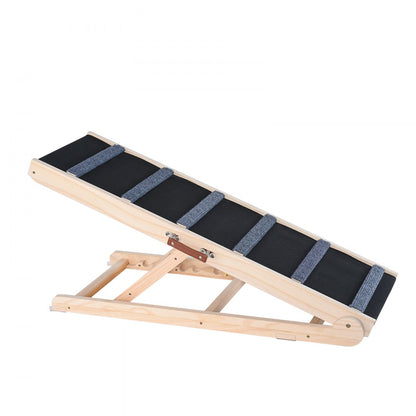 ZSJJ002 - 41.3" Folding Pine Dog Ramp with Non-Slip Surface