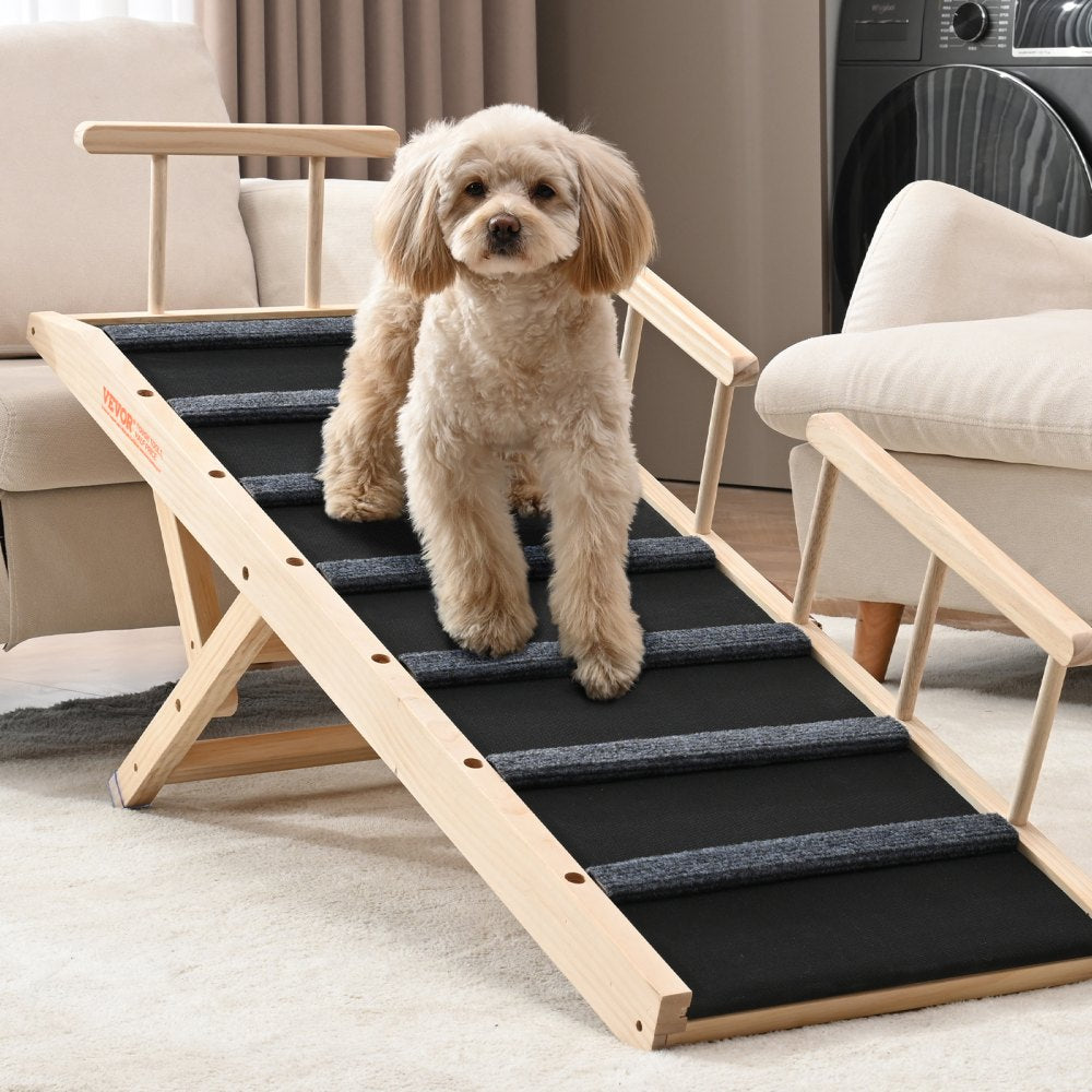 ATSA2025 - 47.2-Inch Folding Pet Ramp in Durable Pine Wood