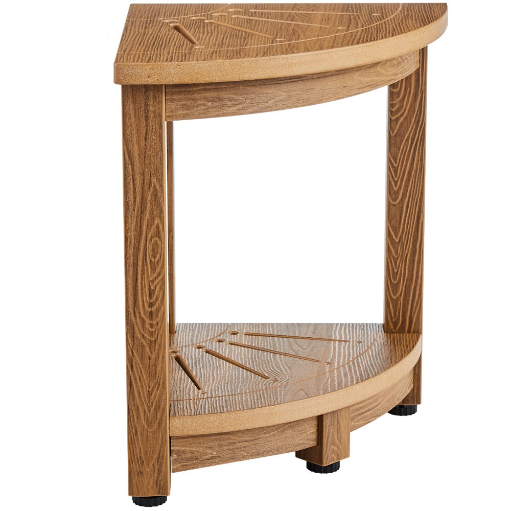 WS-SS001 - Elegant Corner Shower Bench with Adjustable Foot Pads and Storage