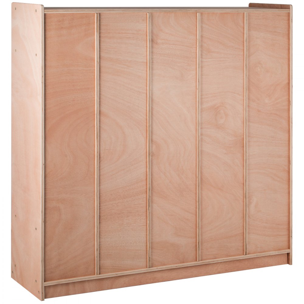 IVY-VVR-003 - Durable Birch Classroom Storage Cabinet with 8 Compartments