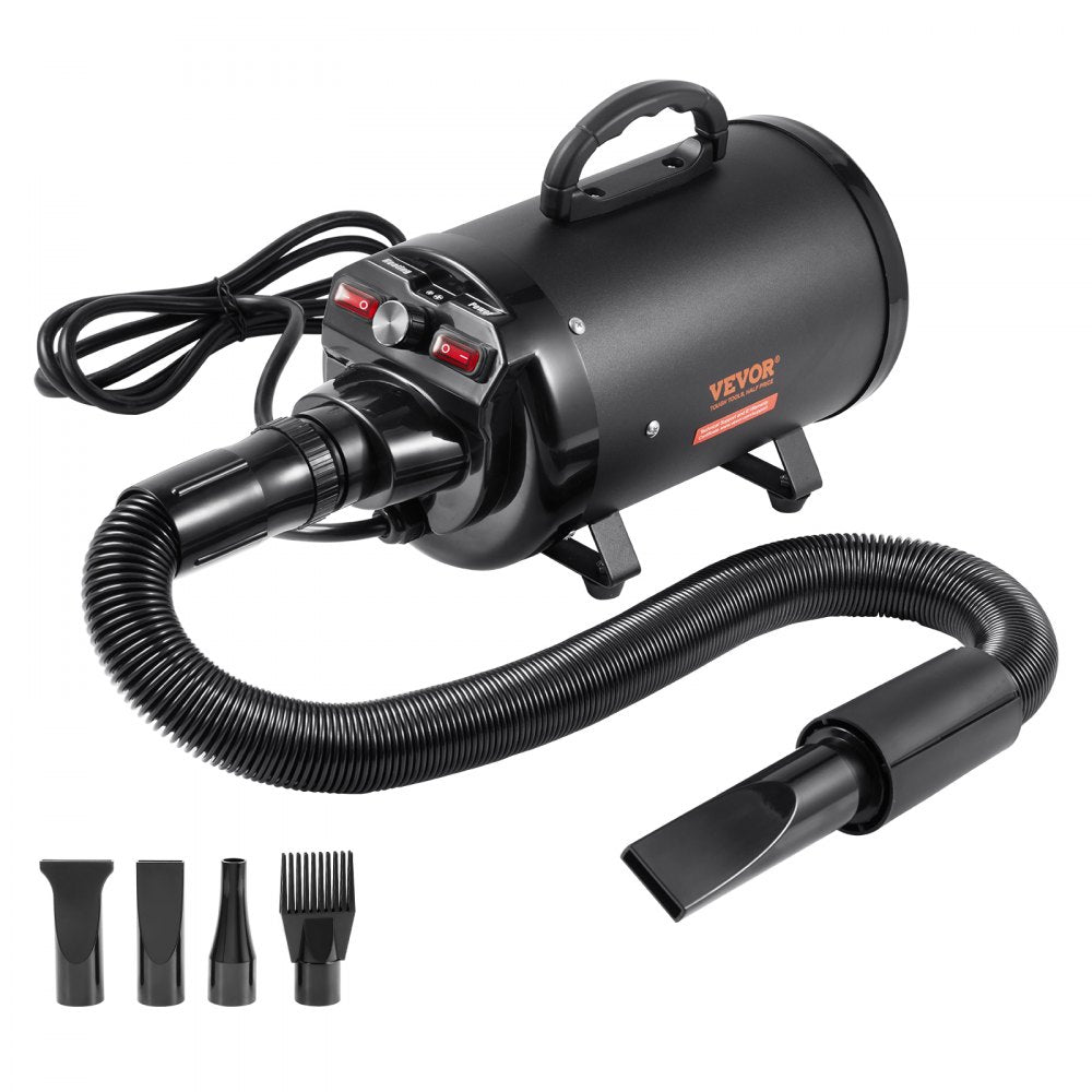 STL-1903 - 2800W VEVOR Dog Dryer with Adjustable Speed & Safety Features