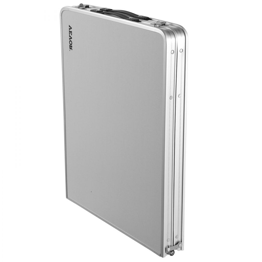 010224020947 - Lightweight Aluminum Camping Table with Adjustable Heights