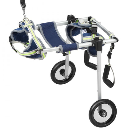 SS2-XS - Lightweight Adjustable Dog Wheelchair for Back Legs, 2.6lbs
