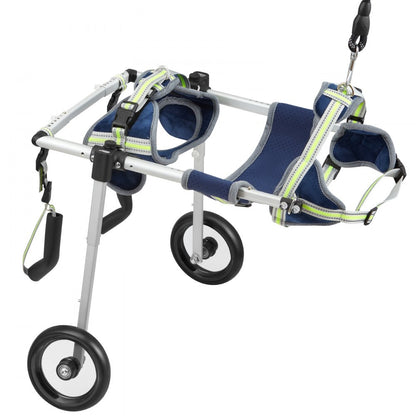 SS2-S - Lightweight 3lbs Adjustable Dog Wheelchair for Mobility and Comfort
