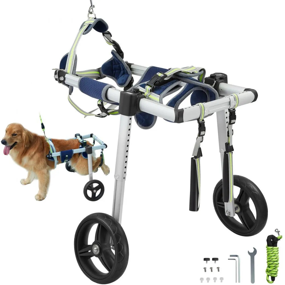 SS2-M - Lightweight Adjustable Dog Wheelchair for Back Legs, 5.5lbs