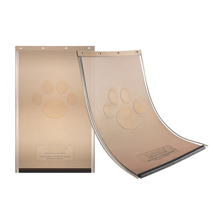 CWM-S - 5.25" x 8.13" PVC Pet Door Flap with Magnetic Insulation