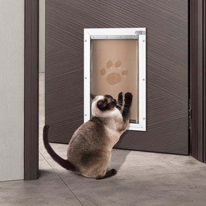 CWM-XL - High-Quality PVC Pet Door Flap 13.63 x 23.62 in