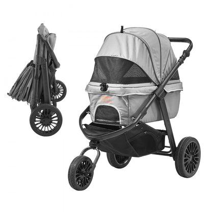 G5 - 75 lbs VEVOR Pet Stroller with 360° Wheels & Adjustable Handle