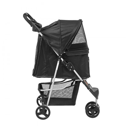 DTC-803 - VEVOR 3-Wheel Pet Stroller for 35 lbs, Stylish & Durable