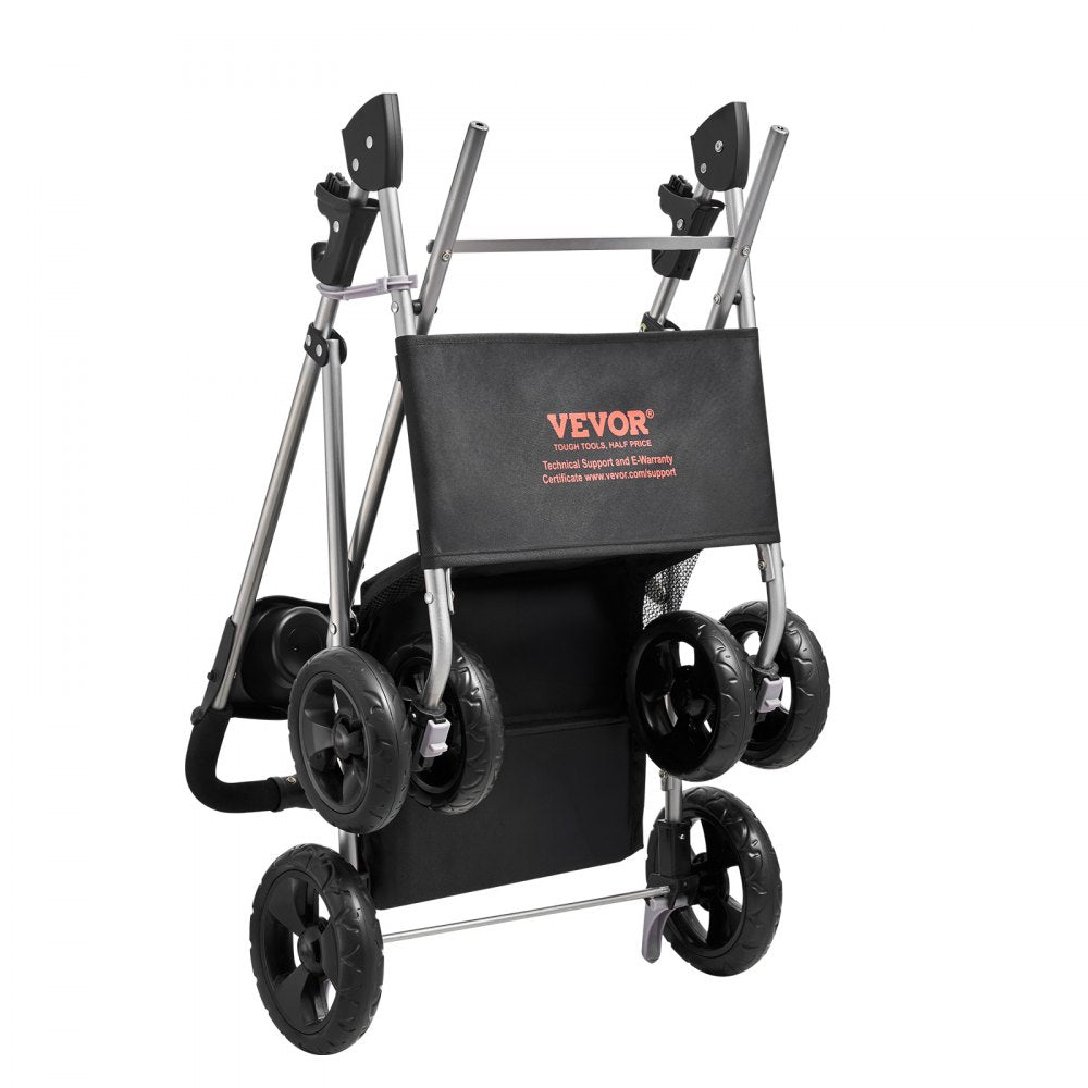 GS302 - 600D Oxford Pet Stroller, 35lbs Capacity, 4 Wheels