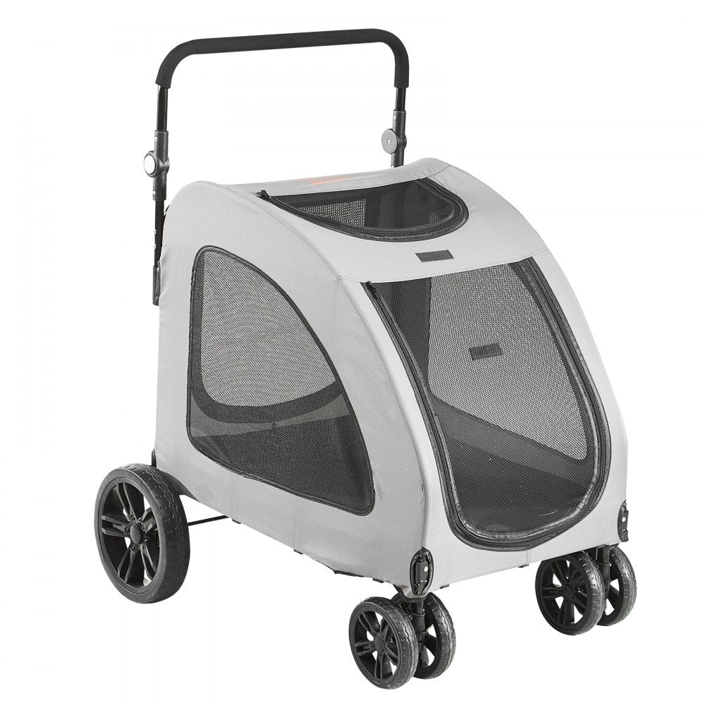 DTC-909 - Durable Pet Stroller with 360° Wheels and Adjustable Handle