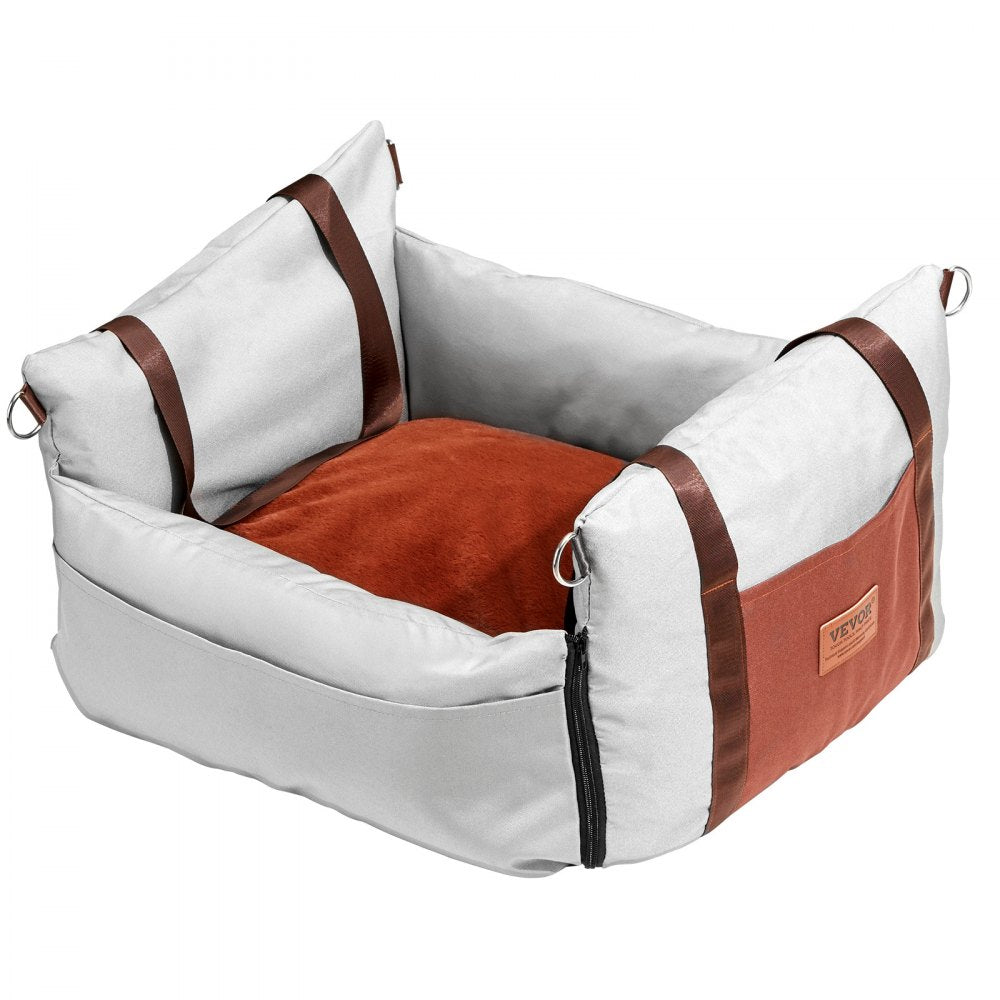 JBS-PCS-004-GRAY - Waterproof Dog Booster Seat for Comfortable Travel (up to 25lbs)